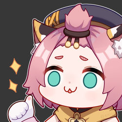 This is a pixiv picture whose title is 猫猫表示很赞.