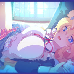 This is a pixiv picture whose title is 添い寝してくる.