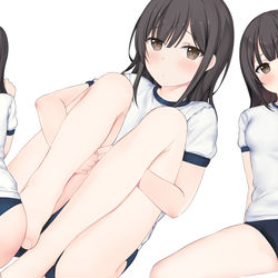 This is a pixiv picture whose title is 今度は体操服で描いてみました！.