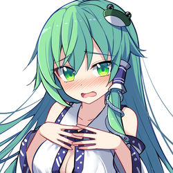 This is a pixiv picture whose title is 『ジロジロ見ないでください!』.
