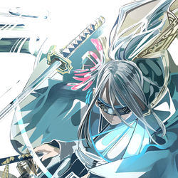 This is a pixiv picture whose title is 沖田総司.