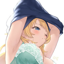 This is a pixiv picture whose title is 脱ぎッめぐる.