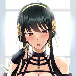 This is a pixiv picture whose title is Yor Forger (SpyXFamily).