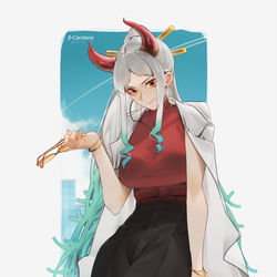 This is a pixiv picture whose title is ヤマト.