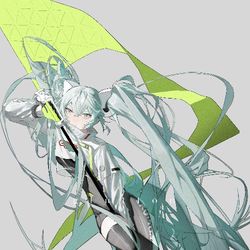 This is a pixiv picture whose title is racingmiku2022.