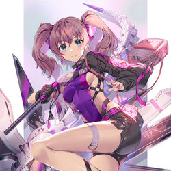 This is a pixiv picture whose title is Mauve.