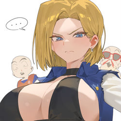 This is a pixiv picture whose title is 18号.