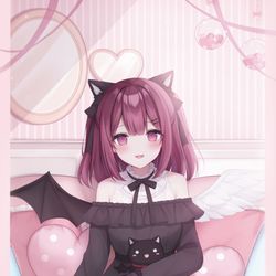 This is a pixiv picture whose title is [お仕事]グッズ用イラスト.