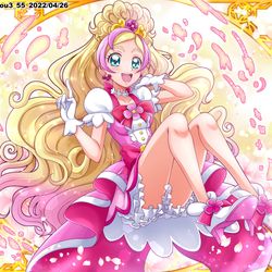 This is a pixiv picture whose title is キュアフローラ2022.