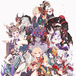 This is a pixiv picture whose title is Hannya JP 5 th♥.