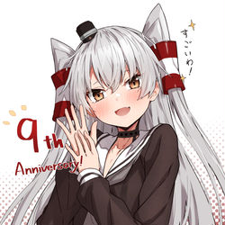 This is a pixiv picture whose title is ９周年.