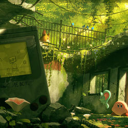 This is a pixiv picture whose title is はじまりの地.