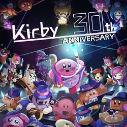 This is a pixiv picture whose title is 星のカービィ30周年.
