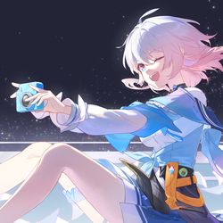 This is a pixiv picture whose title is 白色相片.