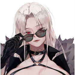 This is a pixiv picture whose title is sunglasses.