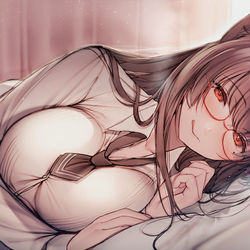 This is a pixiv picture whose title is 浅瀬ゆうぎさんのサムネイルを描きました。.