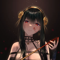 This is a pixiv picture whose title is いばら姫.