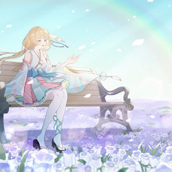 This is a pixiv picture whose title is Campanula.
