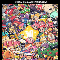 This is a pixiv picture whose title is 🌟星のカービィ30周年🌟.