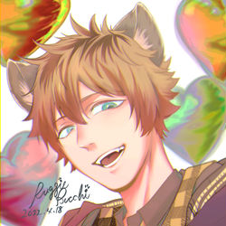 This is a pixiv picture whose title is ラギーブッチ生誕2022.