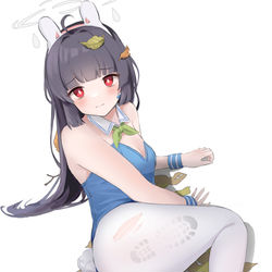 This is a pixiv picture whose title is Miyu Bunny Suit.