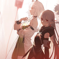 This is a pixiv picture whose title is Arknights.