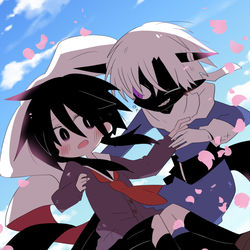 This is a pixiv picture whose title is 創作と版権セット.