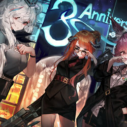 This is a pixiv picture whose title is Happy 3rd Anniversary!!!.