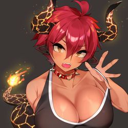 This is a pixiv picture whose title is commission.