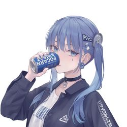 This is a pixiv picture whose title is 缶流女子.