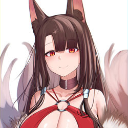 This is a pixiv picture whose title is 赤城さん描いた.