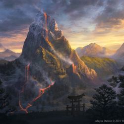 This is a pixiv picture whose title is Rugged Highlands for Magic:tG.