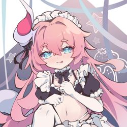 This is a pixiv picture whose title is 摸鱼作.