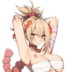 This is a pixiv picture whose title is Yoimiya.