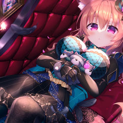 This is a pixiv picture whose title is 【お仕事】エンジェリックリンク『ケルベロス（ゴスロリ）』.