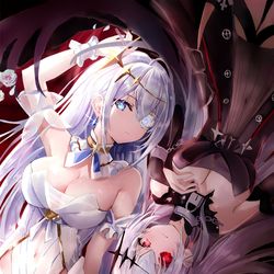 This is a pixiv picture whose title is 【アズールレーン】エムデン.