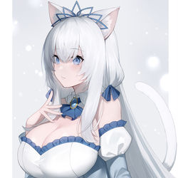 This is a pixiv picture whose title is 白雪アリア.