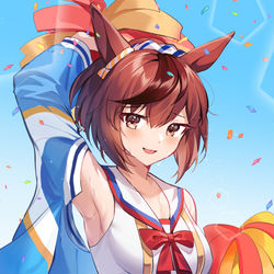 This is a pixiv picture whose title is ポンポンヘアーナイスネイチャ.