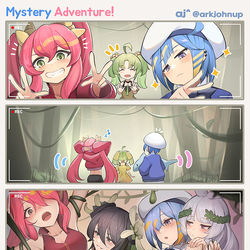 This is a pixiv picture whose title is Mystery Adventure.
