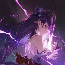 This is a pixiv picture whose title is 12日目,雷電将軍.