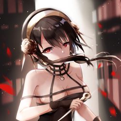This is a pixiv picture whose title is ヨル・フォージャー.