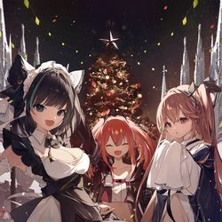 This is a pixiv picture whose title is メリクリ.
