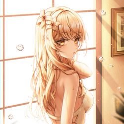 This is a pixiv picture whose title is 蛍.