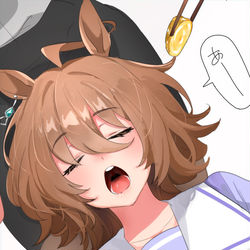 This is a pixiv picture whose title is 「ほら、早く」.