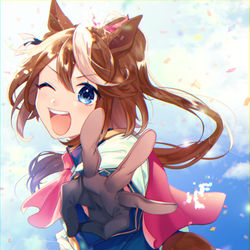 This is a pixiv picture whose title is テイオー.