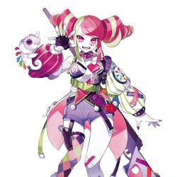 This is a pixiv picture whose title is 武器商人ガール.