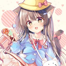 This is a pixiv picture whose title is 園児にん.