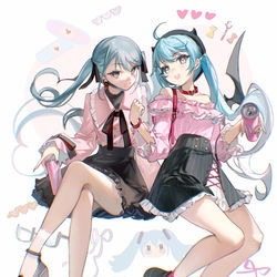 This is a pixiv picture whose title is Date with a Vampire.