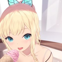 This is a pixiv picture whose title is アイスクリーム.