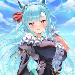 This is a pixiv picture whose title is メジロアルダン.